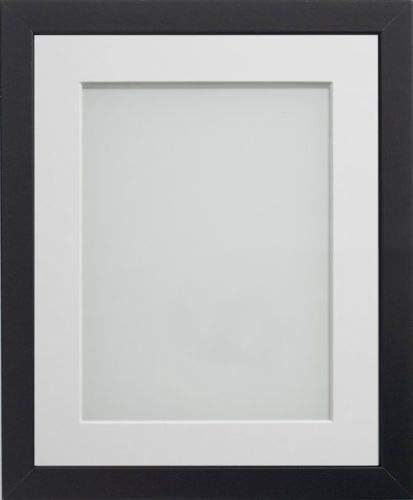 Frame Company Allington Black A4 Frame with White Mount 9x6 inch Glass