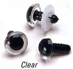 Amazon.com: 12mm Clear Animal Eyes - Bulk with plastic washer - 100 pcs
