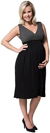 Dressed To Deliver 3 In 1 Labor Gown/delivery Gown and Perfect Maternity Hospital Gown (3XL, Grey/Black)