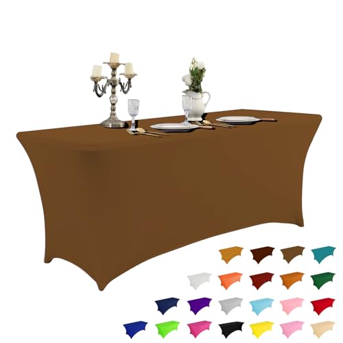 IVAPUPU 6FT Table Cloth for Rectangular Fitted