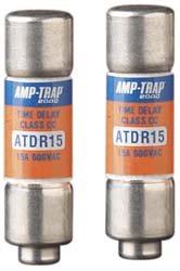 Mersen ATDR15 600V 15A Cc Time Delay Fuse, 10-Pack