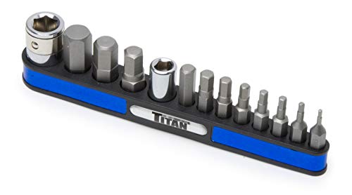 TITAN TIT16112 13-Piece Metric Hex Bit Set