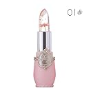 YRD TECH Beauty Bright Flower Crystal Jelly Lipstick Magic Temperature Change Color Lip Balm Makeup (A)