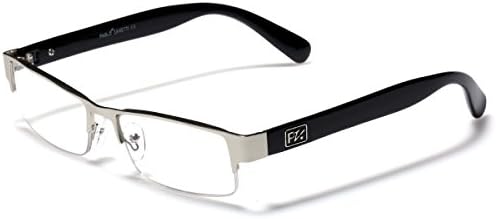 Rectangular Half Frame Reading Glasses Fashion Designer Eyeglasses