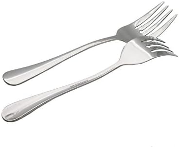 Serving Fork,Elegant Top of the Line Serving Forks, Serving Utensil, Buffet &amp; Banquet Style Serving Forks, 9' Durable Stainless Steel with Mirrored Finish For Catering (2 Pack)