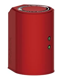 D Link Wireless AC750 Nube de correa dual Gigabit Router, Rojo