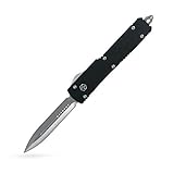 OTF Double Action Safety Knife (Matte Black/Satin Double Edge Blade)