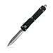 OTF Double Action Safety Knife (Matte Black/Satin Double Edge Blade)