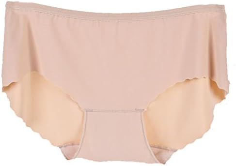 Prettymenny's Women Soft Underpants Seamless Lingerie Briefs Hipster Underwear Panties (beige)