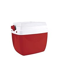 Mor 12 liter 12.68 quart caja de la nevera, Rojo