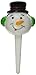 Oasis Supply3-D Snowman Cupcake/Cake Decorating Picks, 2 3/4-Inch, White with a Black Hat and Red Ear muffs, Set of 12