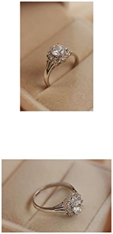 YOMM Zircon Inlaid Elegance Ring Suitable For Valentine's Day,Thanksgiving,Birthday,Christmas,etc.