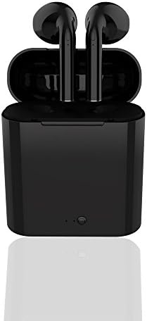 Wireless Earbuds,Bluetooth Headphones Mini In-Ear Headsets Sports Earphone with 2 True Wireless Earbuds for Apple AirPods iphone X/8/7/6/6s (White) (Black)