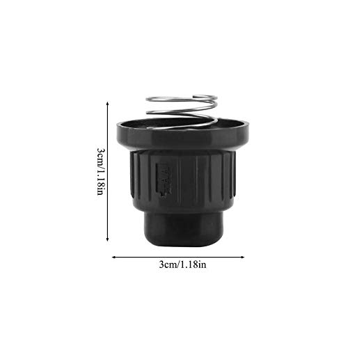 CHUANGRONG-US 2 Pieces Grill Ignitor Cap Push Button Igniter Plastic Replacement (Black) - Thumbnail 2