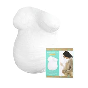 Kate & Milo Belly Casting Kit, Pregnancy Keepsake Making Kit, Easy To Make DIY Plaster Cast Baby Bump Keepsake, Gift For…