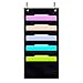 ZKOO Hanging File Folder Holder Cascading Fabric Organizer, Home School Office Classroom Filing Storage (5 pocket)