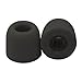 Veritas Memory Foam Earphone Tips Foam Tips (Fits 4mm-5.5mm Diameter Nozzles, Dark Grey, 4 Pairs, Large)
