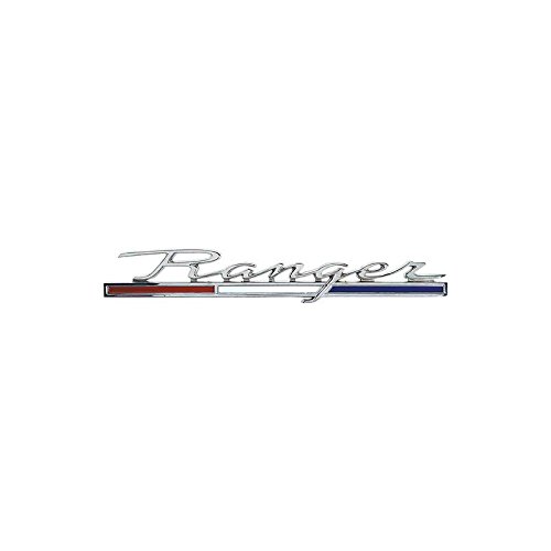 MACs Auto Parts 48-40895 Ford Pickup Truck Bed Side Nameplate - Ranger - F100 Thru F250 Styleside Bed