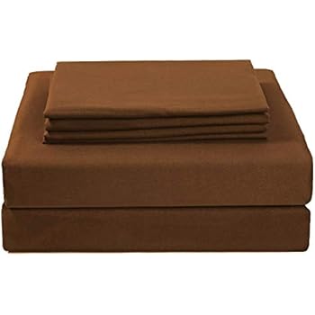Amazon.com: Queen Size Flat Sheet + 2PC Pillowcases Only ...