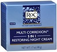 RoC Hexinol Multi Correxion 5 in 1 Restoring Night Cream, 1.7 fl oz - 2pc