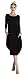 Tabeez Women's Casual 3/4 Sleeve and Long Sleeve Loose Bubble Jersey Shift Cocoon Midi Dress (Made In The USA),Black,Large