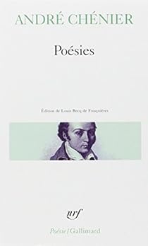 Poesies Andre Chenier Babelio