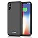 Battery Case for iPhone Xs/X/10, 6500mAh Portable Protective Charging Case for iPhone XS Rechargeable Extended Battery Pack Charger Compatible with Apple iPhone X/10 Power Bank Cover (5.8 inch), Black