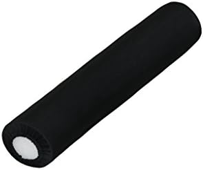 Rehabilitation advantage white foam circle roller 6” diameter x 36” long with included cover (black)