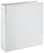 Amazon Basics 3-Ring Binder, 2 Inch - 4-Pack (White)