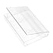 Evelots 50 Pack Cassette Tape Cases-Clear Plastic Storage-Audio-No Scratch/Dirt