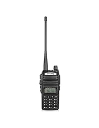 BaoFeng UV 82 radio de doble correa, dos vías 136 174MHz VHF & 400 520MHz UHF, color negro
