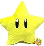 Super Mario Brothers Plush Star 11 Inch Yellow Starman Doll
