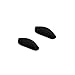 Eye Opening Stuff Replacement Nosepiece Nosepad for Oakley Crosslink OX8030/ Fives Squared OO9238/Valve New 2014 OO9236/Carbon Prime/Holston/Mainlink/Pit Bull/Turbine - Black Euro Fit