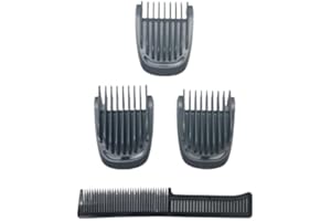 Trimmer Philips Norelco Multigroom Replacement 3 Piece Set (3mm 5mm 7mm) Beard Stubble Blade Guards with Beard Comb for (View Photos and Description for Compatible Models and Blade Sizes)