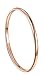 King Will Glory 2mm Rose Gold Thin Tungsten Ring Wedding Band High Polished for Men Women