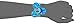 Nickelodeon Quartz Plastic Strap, Blue, 15.5 Casual Watch (Model: PAW4175