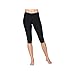 Terry Cycling Clothes for Women, Bike Knicker, Padded Cycling Capris Women with Padding Pocket Bike Chamois Reg & Plus Size