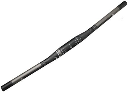 Full Carbon Fiber Mountain Bike MTB Handlebar Flat Bar Black 580-760mm Length (720)