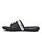 Under Armour Boys' Boys' Playmaker VI Slide, Black (001)/Metallic Silver, 5