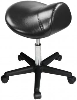 Best Massage Ergonomic Swivel Saddle Stool, Posture Chair with a Durable Pneumatic Hydraulic Lift (Rich Coffee Color)