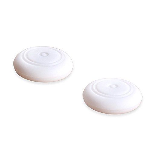 Analog Controller Gamepad Thumb Stick Grips Thumbsticks Joystick Cap Cover for Switch NS Controller (White)
