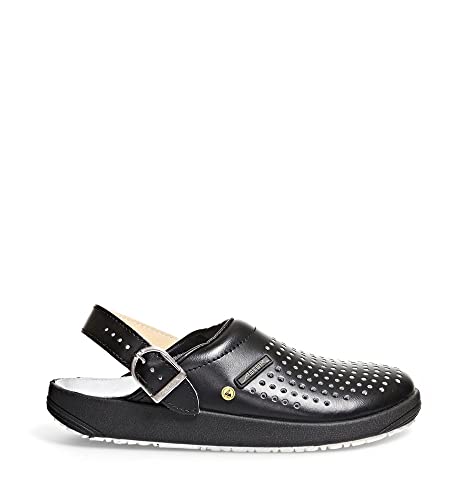 Abeba 5310-47 Size 47 "Rubber" ESD-Occupational-Clog Shoe - Black