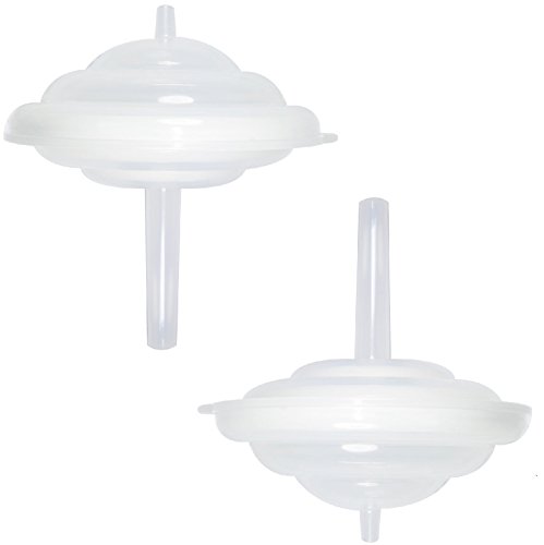 Nenesupply Long Stem Backflow Protector Use Medela Pump Parts Breastshield on Spectra S1 S2 and 9 Plus Breastpumps. Inc 2 Long Backflow Protectors and 2 Silicone Diaphragms