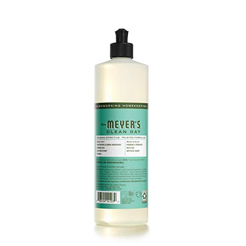 MRS. MEYER’S CLEAN DAY LIQUID DISH SOAP, BIODEGRADABLE FORMULA, BASIL, 16 FL. OZ