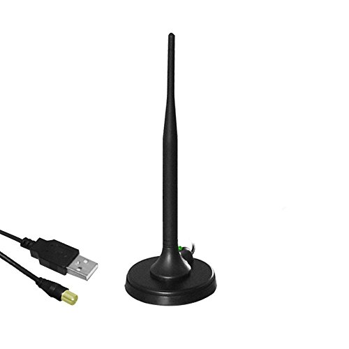 image for HIDB Gain 30dBi Amplified Aerial HDTV Antenna - Magnetic Base HD Freev