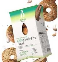 Barely Bread Onion Garlic Sea Salt 100 Percent Grain Free Bagel, 11 Ounce -- 6 per case.