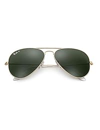 Ray-Ban RB3025 001 58 aviador unisex anteojos de sol polarizadas