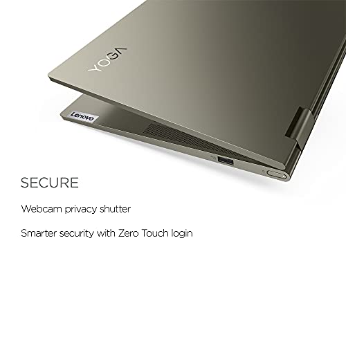Lenovo Yoga 7i 14 Inch 2-in-1 Convertible Laptop (Intel Core i7 11th Gen, 8GB RAM, 512GB SSD Storage, Intel Iris Xe Graphics, Windows 10 Home) - Dark Moss - Image 7