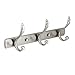 MODONA Large Triple Towel & Robe Hook – Satin Nickel
