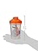 BlenderBottle Classic Loop Top (Discontinued Style), 20-Ounce, 20-Ounce, Clear/Orange